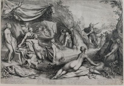 Paulus MOREELSE (1571-1638) d'après
Diane...