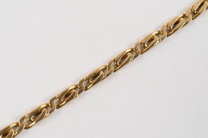 Gourmette en or jaune 750 millièmes (18K),...