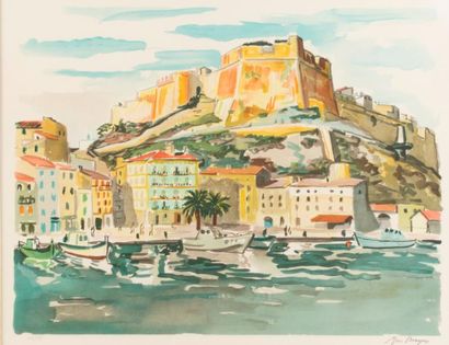 Yves Brayer (1907 - 1990)
Port de Méditerranée....