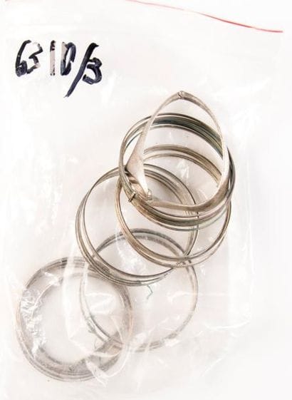Lot argent.
Poids brut: 400 g.