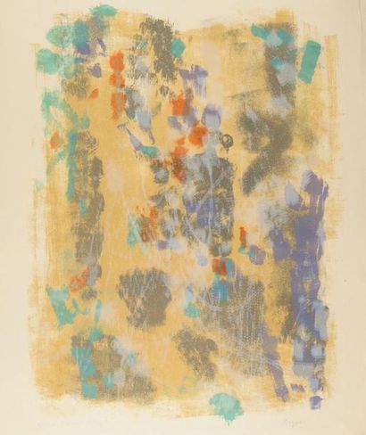 Camille BRYEN (1907-1977)
Lot de 4 estampes:...