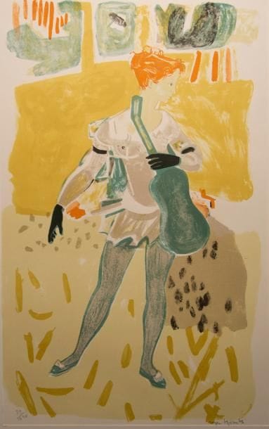 Roger BEZOMBES (1913 - 1994)
Lot de 3 lithographies.
-...