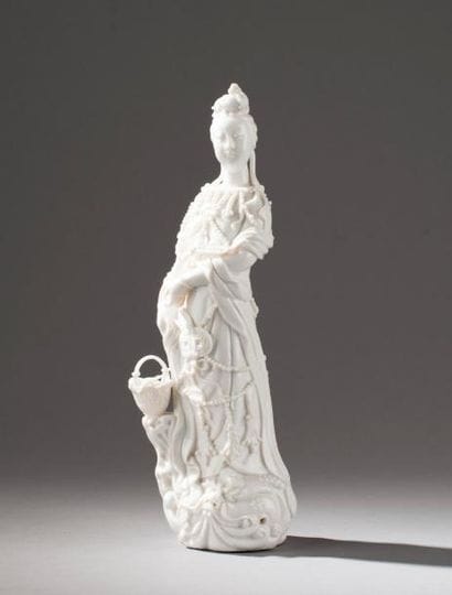 CHINE
Couple en blanc de Chine. moderne.
H:...