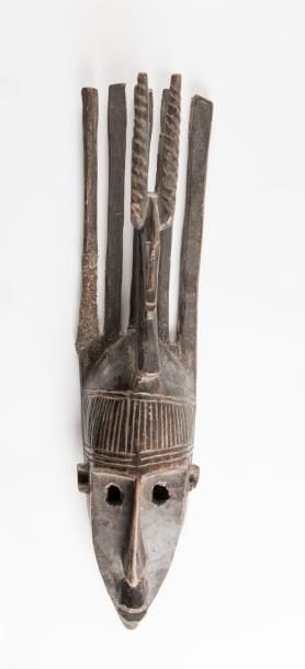 AFRIQUE, Mali
Masque Bamana.
H: 50, l: 12,5...