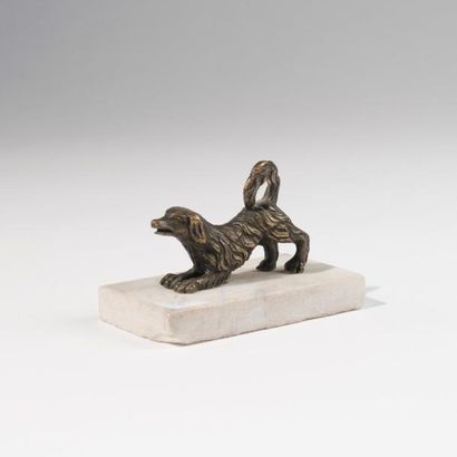 HOYOIS
Coupe-papier en bronze à décor en...