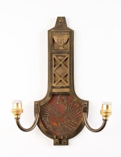Théodore CHANUT (1872 -?)
Paire d'appliques...