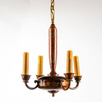 Théodore CHANUT (1872-?)
Lustre en dinanderie...