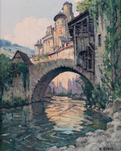 Félix Raoul ETEVE (1902 - 1967)
La passerelle...
