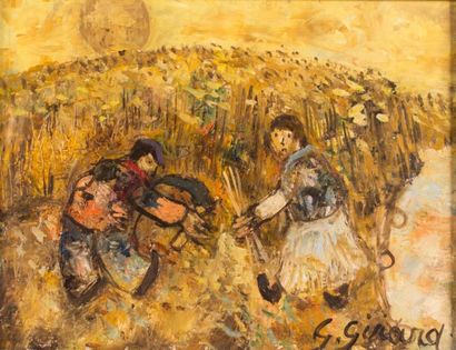 Georges GIRARD (1917 - 2003)
La moisson....