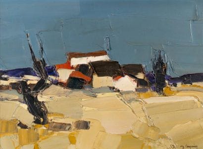 Gérard REYNIER (né en 1940)
Marine, 1973.
Huile...