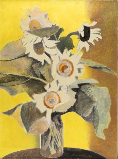 Pierre PELLOUX (1903-1975)
Tournesols, 1974.
Huile...