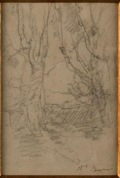 François Auguste RAVIER (1814-1895)
Paysage...