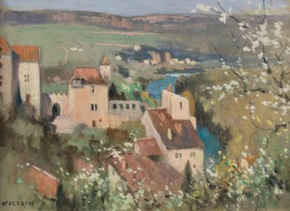 Émile WÉGELIN (1875-1962)
Saint-Cirq Lapopie,...