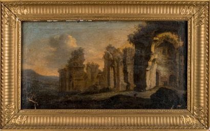 ÉCOLE ITALIENNE DU XVIIIÈME SIÈCLE
Ruines...