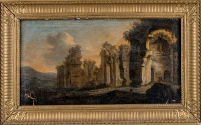 ÉCOLE ITALIENNE DU XVIIIÈME SIÈCLE
Ruines...