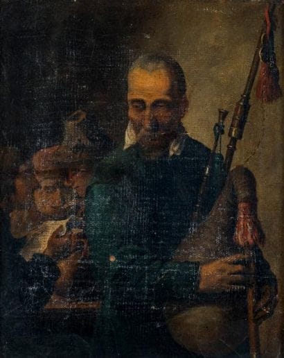 ECOLE FRANCAISE DU XIXème siècle
Le joueur...