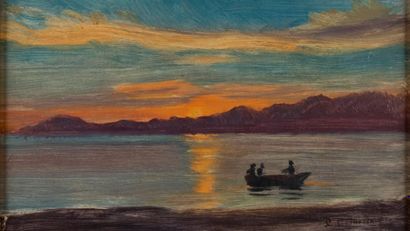 Luigi CALDERINI (1880/81-1973)
Pêcheurs en...