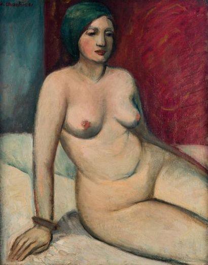 Antoine CHARTRES (1903-1968)
Nu assis.
Huile...