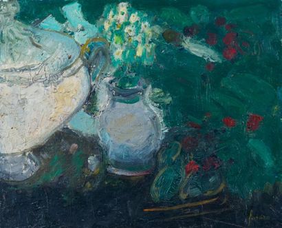 Jean FUSARO (1925)
Nature morte à la soupière.
Huile...