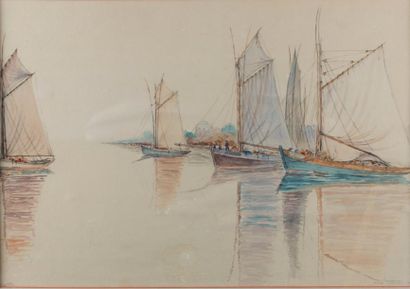 GARETTEL (Xxème siècle)
Concarneau, Brumes...