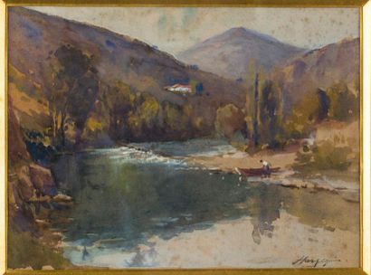 Henri Joseph HARPIGNIÈS (1819-1916)
Bords...