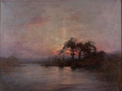 Daniel KOECHLIN (1845-1914)
Couché de soleil...