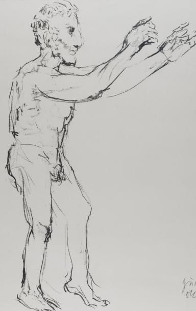 Oskar KOKOSCHKA
Ringer I.
Lithographie noir...