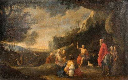 ECOLE ITALIENNE DU XVIIème SIECLE
La prédication...