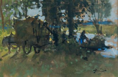 Pierre Eugène MONTEZIN (1874-1946)
La récolte...