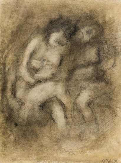 Gilbert PASTOR (1932-2015)
Etudes de nus....