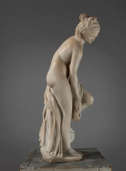Guglielmo PUGI (c.1850-1915). Baigneuse en...