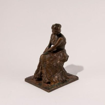 Michele VEDANI (1874 - 1969). Femme assise...