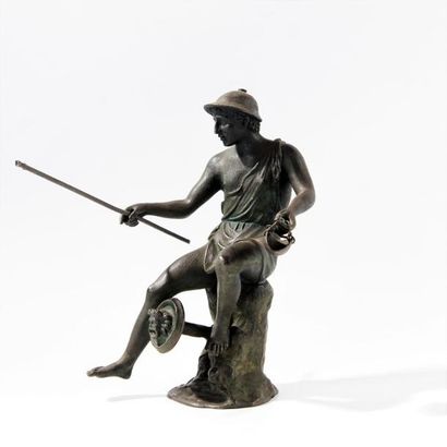 Pêcheur en bronze, d'après l'antique. Epreuve...
