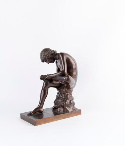 Le spinario ou tireur d'épine, d'après l'original...