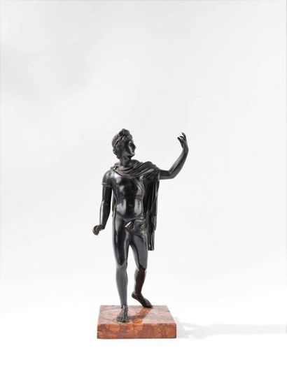 Apollon, d'après l'antique. Epreuve en bronze...