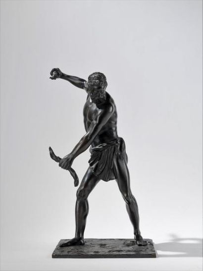 Zeus aux foudres, d'après l'antique. Epreuve...