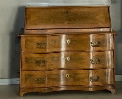 Commode-scriban, marqueterie d'encadrement,...