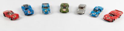 Politoys, lot de 7 voitures de sport, bon...