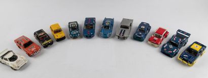 Solido, lot de 12 voitures de rallye , bon...
