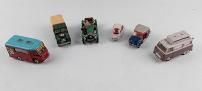 Corgi Toys, lot de 6 vehicules sans boite,...
