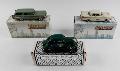 Brooklin collection, lot de 3 voitures en...