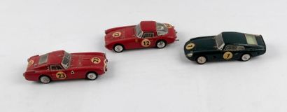 RD Marmande, lot de 3 voitures de course...