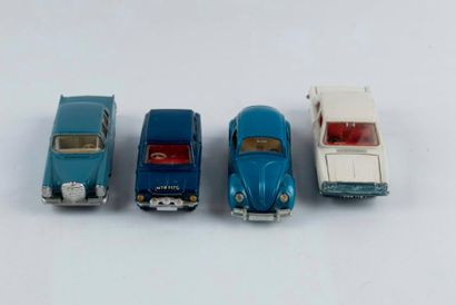 Dinky Toys England , lot de 4 voitures :...