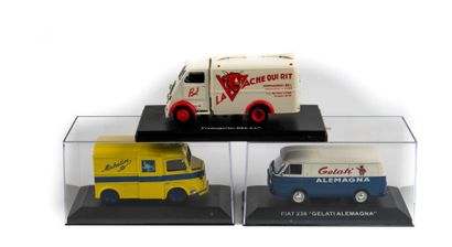 Lot de 64 vehicules publicitaires, sans marque...