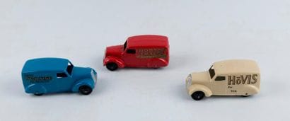 Dinky Toys England, 3 fourgonnettes 28 3ème...