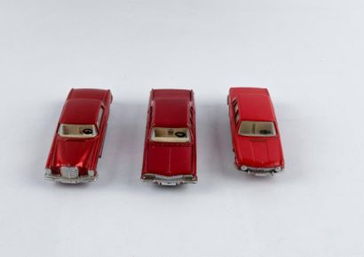 Dinky Toys France, lot de 3 voitures : Chrysler...