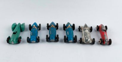 Dinky Toys France, lot de 6 voitures : Mercedes...