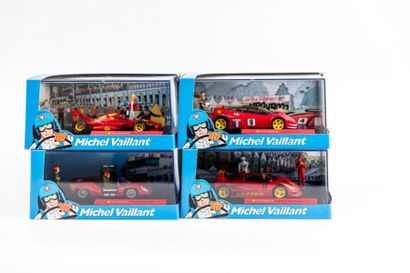 Lot de 9 voitures en boite collection Michel...