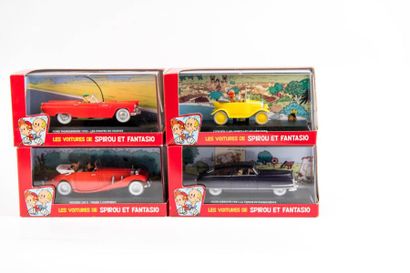 Lot de 11 voitures éditions Atlas de Spirou...