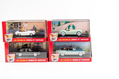 Lot de 12 voitures éditions Atlas de Spirou...